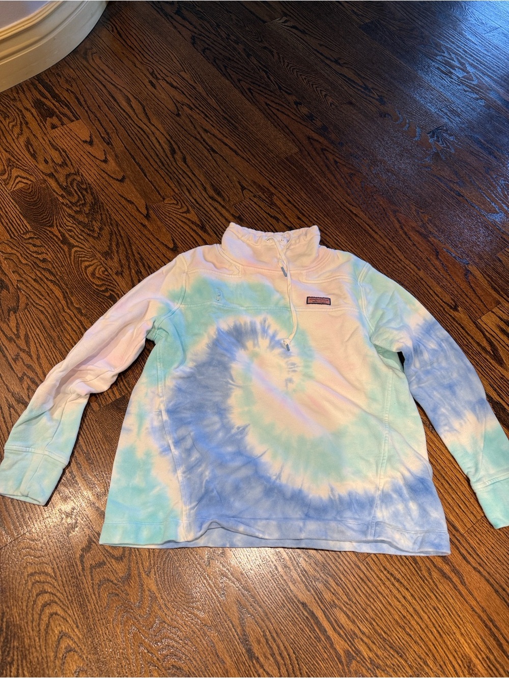 Vineyard Vines White Shep Shirt - Crewneck Tee with Pink Whale Logo